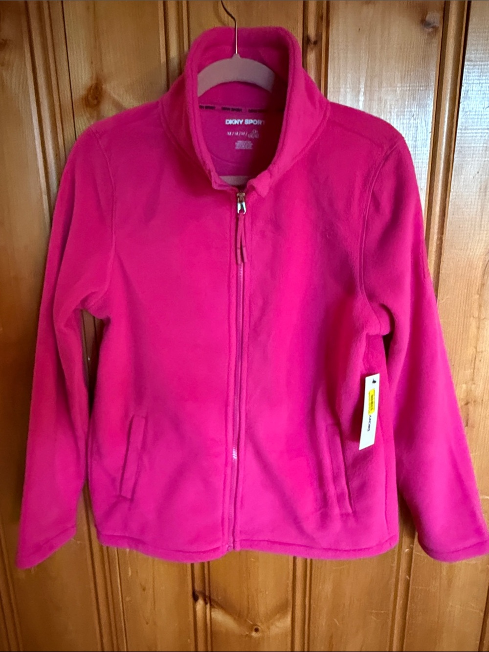 DKNY Sport Women’s ' Bright Hot Pink Fleece Jacket